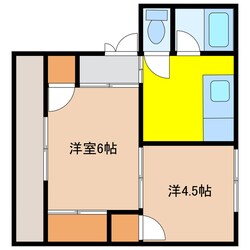 いいづかハイツの物件間取画像